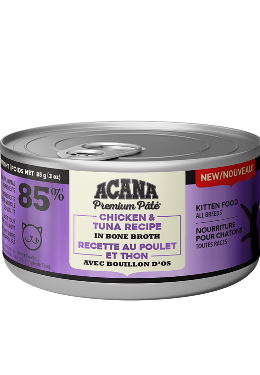 ACANA Premium Pâté, Recette Au Poulet et Thon